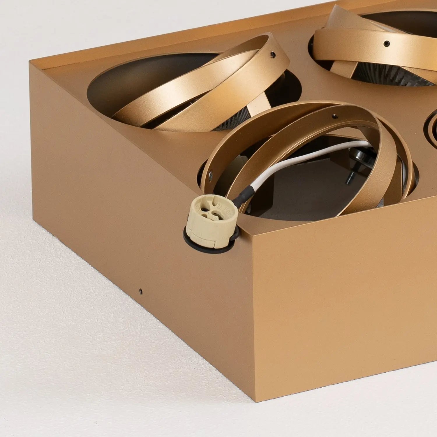 B-Ware Argon Riesta Deckenstrahler Leuchte Gold Vierflammig Lampe Innenbeleuchtung - 5902553234879