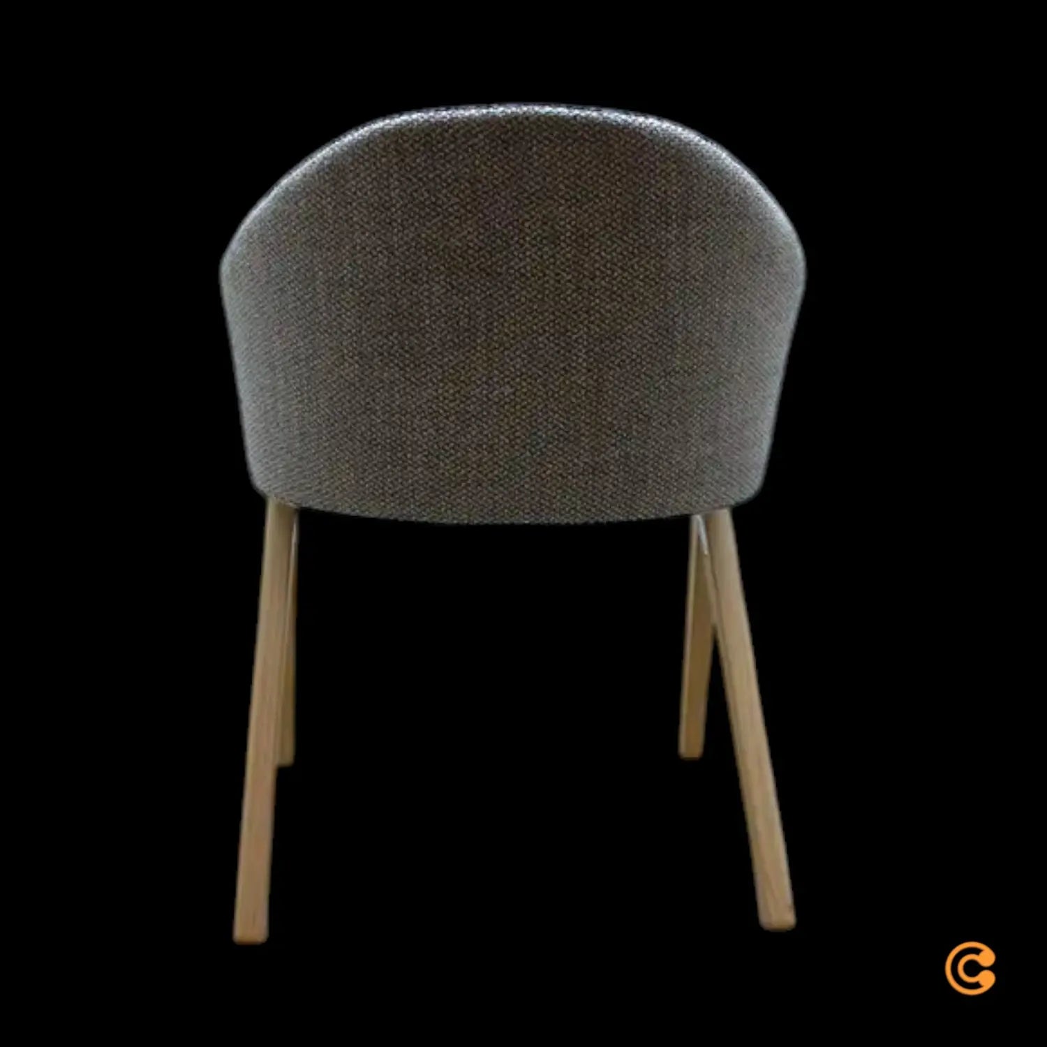 B-Ware Cassina 397 M10 Armlehnstuhl Designerstuhl Grau Holzbeine - 1