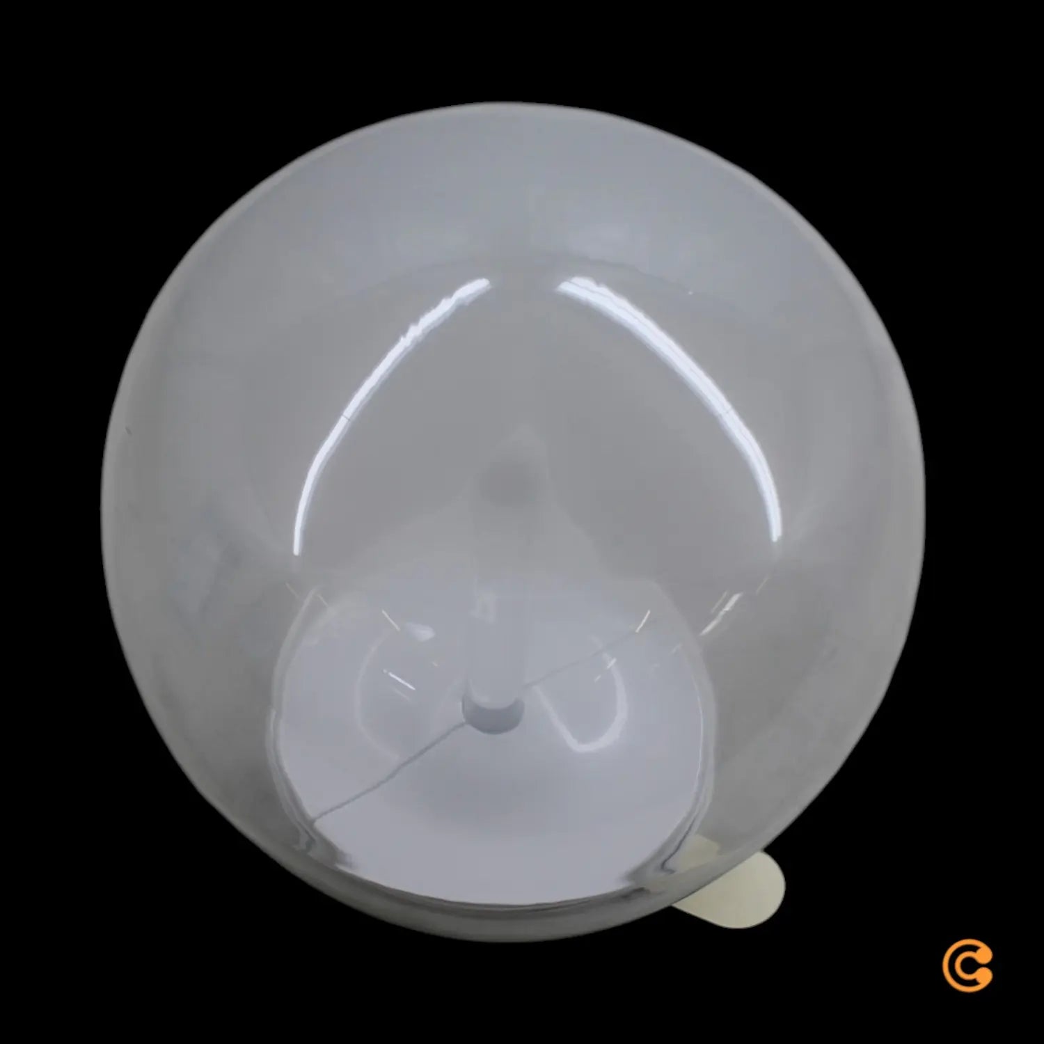 B-Ware Deckenleuchte Lampe Empatia Led Glas Weiß Transparent Leuchte ø 26 Cm Warmweiß - 8052993014115