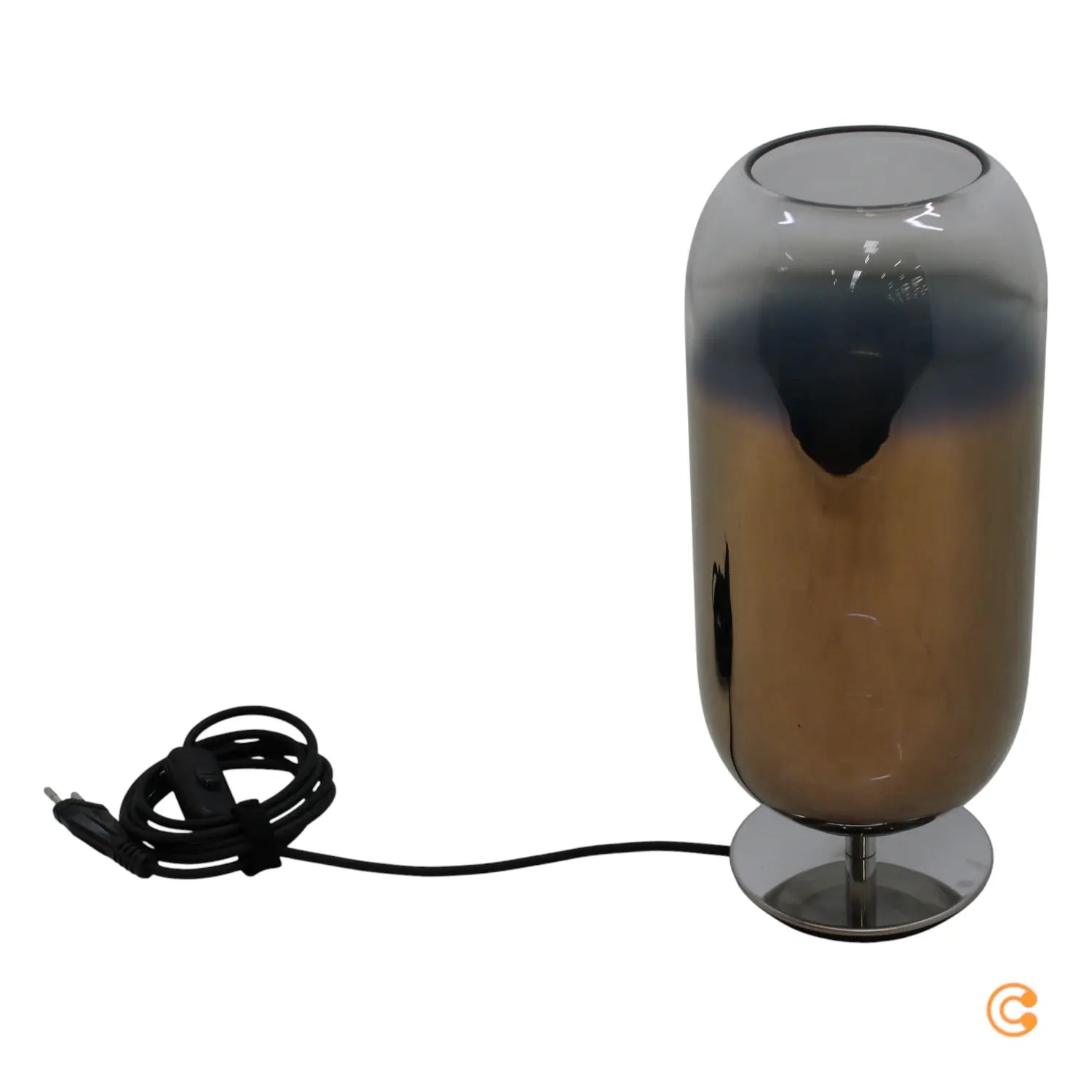B-Ware Tischleuchte Lampe Gople Mini Leuchte Glas Bronze Tischlampe E14 Led 34 Cm - 8052993064783