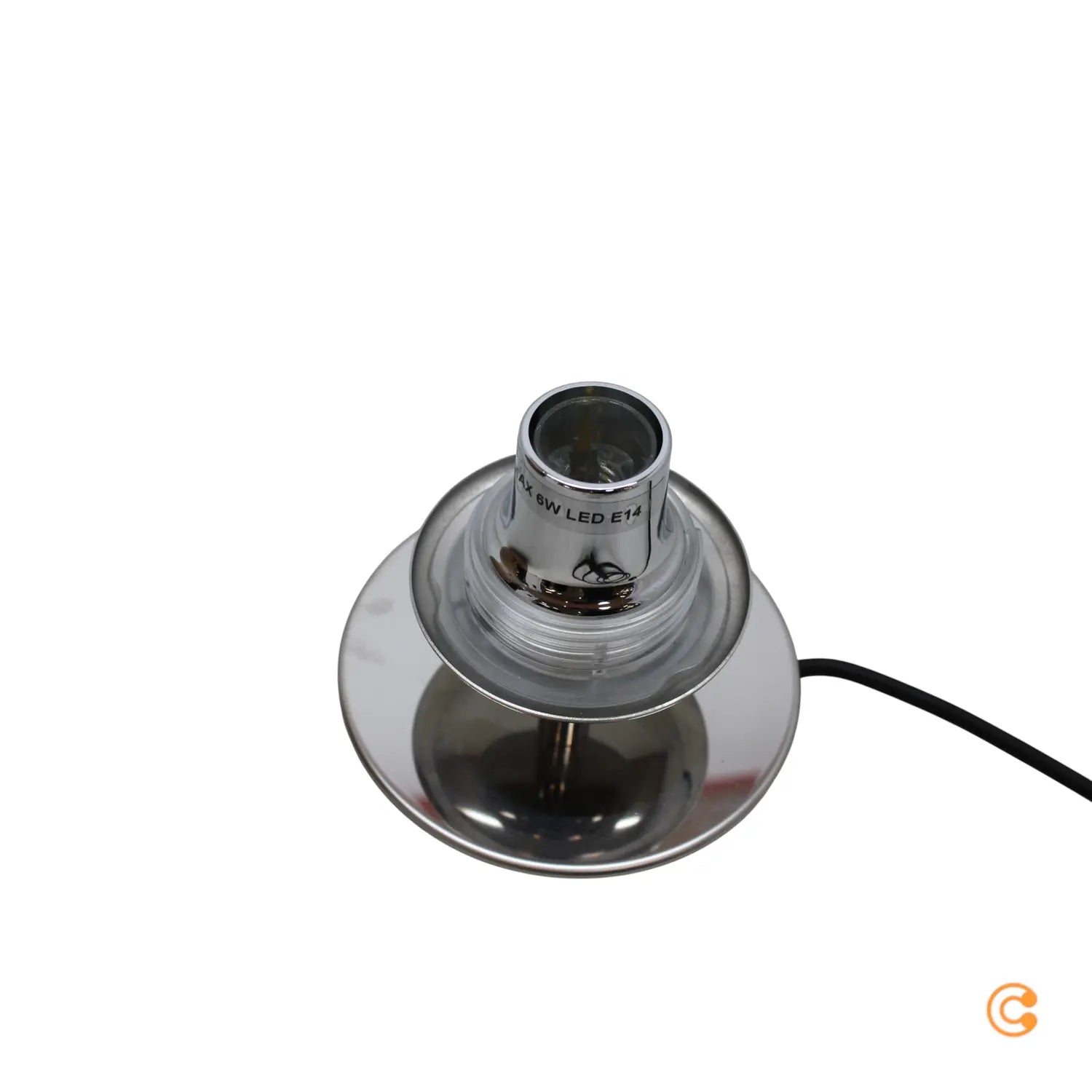 B-Ware Tischleuchte Lampe Gople Mini Leuchte Glas Bronze Tischlampe E14 Led 34 Cm - 8052993064783