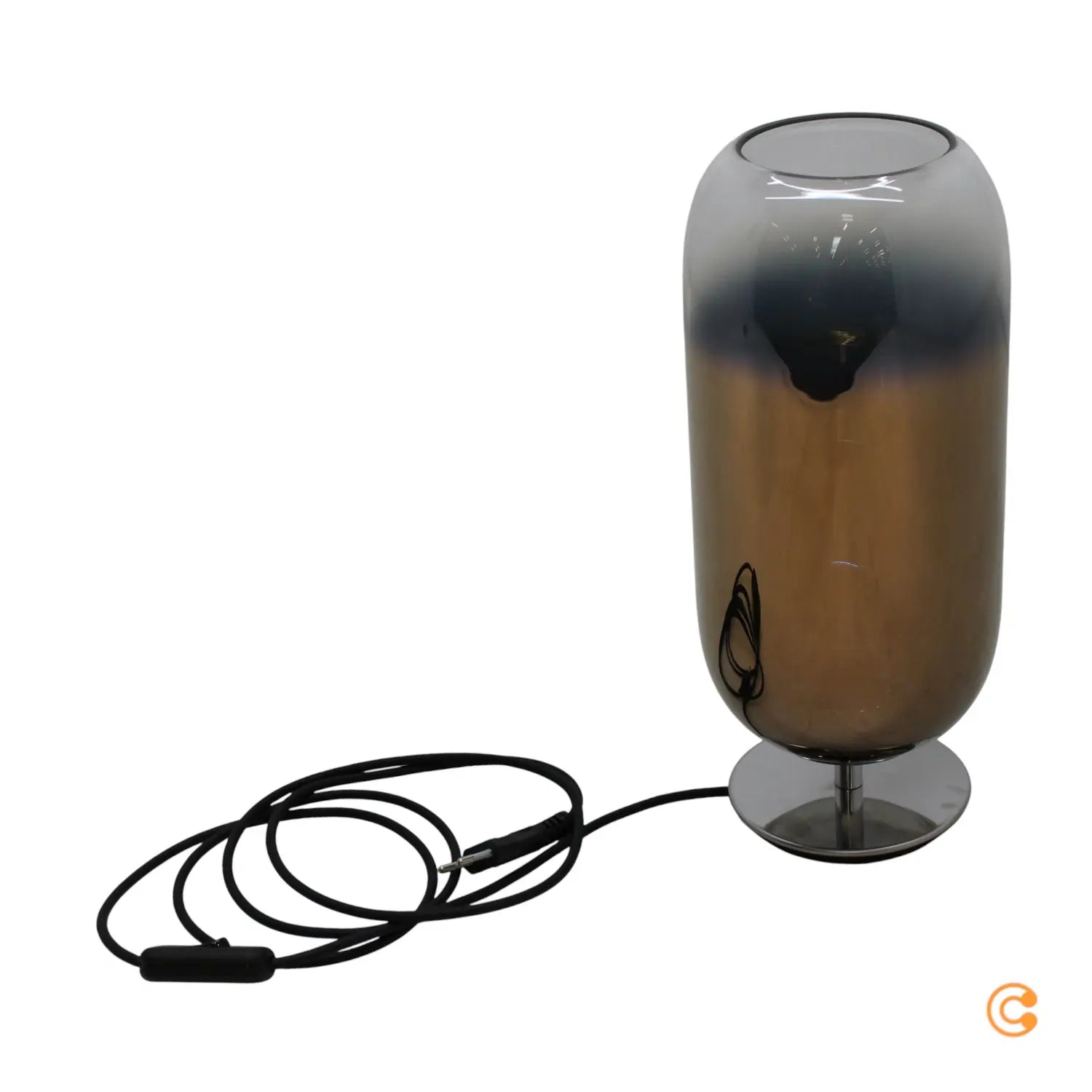 B-Ware Tischleuchte Lampe Gople Mini Leuchte Glas Bronze Tischlampe E14 Led 34 Cm - 8052993064783