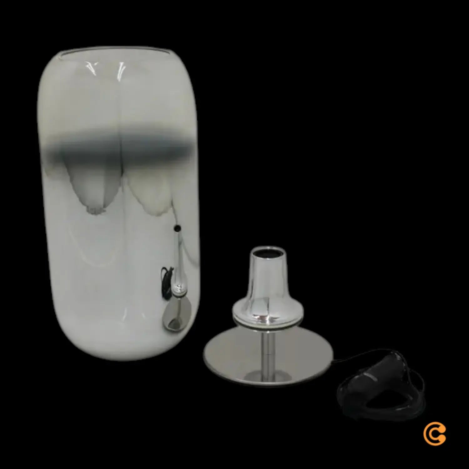 B-Ware Artemide Gople Tischlampe Silber/Silber Tischlampe Lampe Leuchte 20 W Led 230 V - 8052993064141