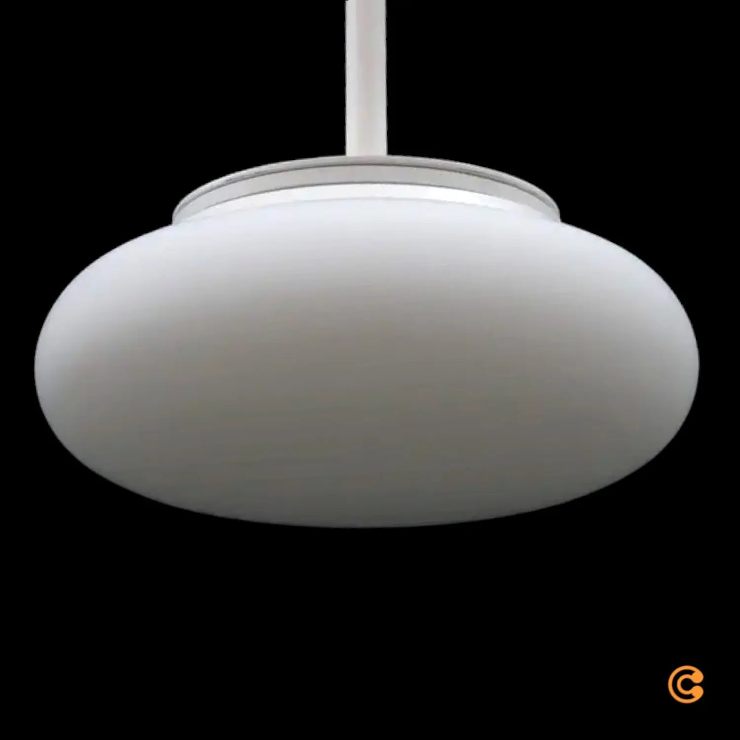 B-Ware Itka Hängeleuchte Pendelleuchte Lampe Lampe Led Weiß Stahl Glas ø 20 Cm - 8052993039958