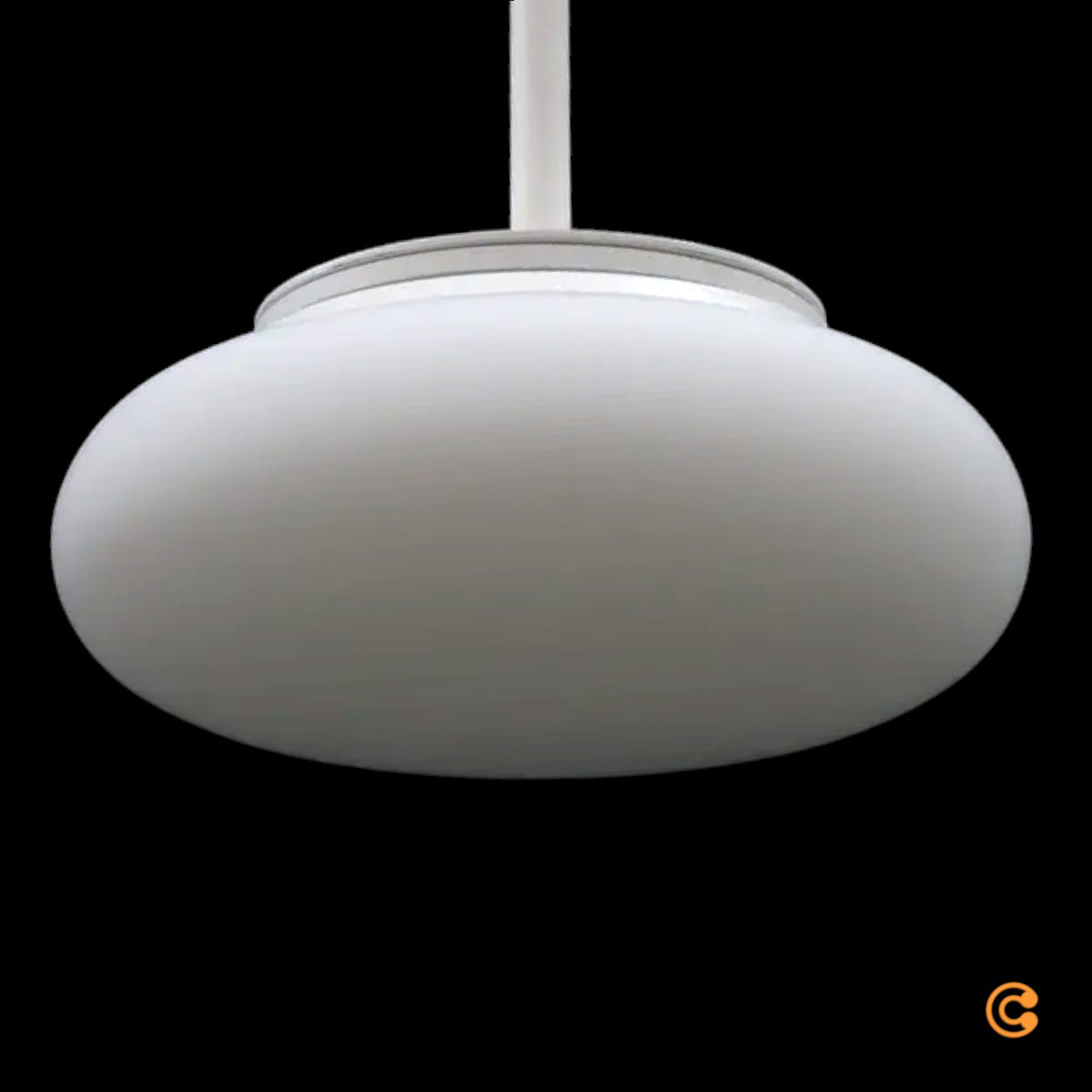 Itka Hängeleuchte Pendelleuchte Lampe Lampe LED weiß Stahl Glas Ø 20 cm - 8052993039958