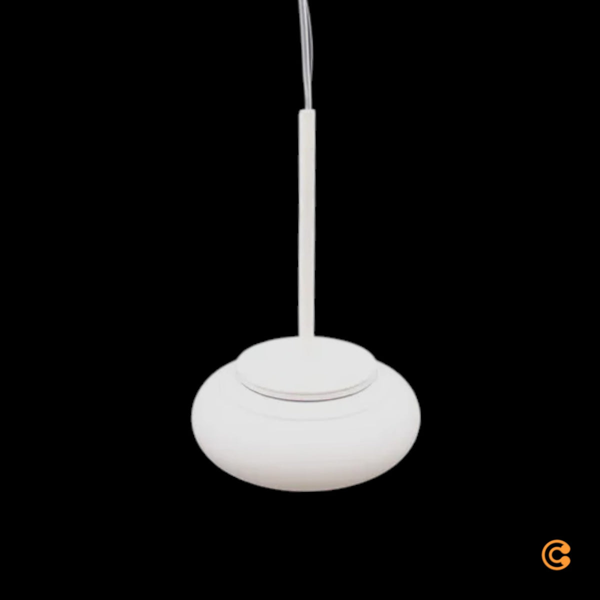 Itka Hängeleuchte Pendelleuchte Lampe Lampe LED weiß Stahl Glas Ø 20 cm - 8052993039958