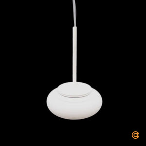 B-Ware Itka Hängeleuchte Pendelleuchte Lampe Lampe LED weiß Stahl Glas Ø 20 cm