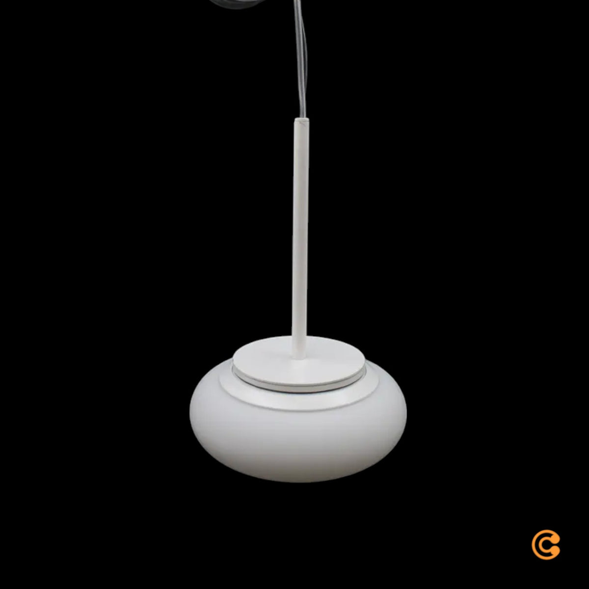 Itka Hängeleuchte Pendelleuchte Lampe Lampe LED weiß Stahl Glas Ø 20 cm - 8052993039958