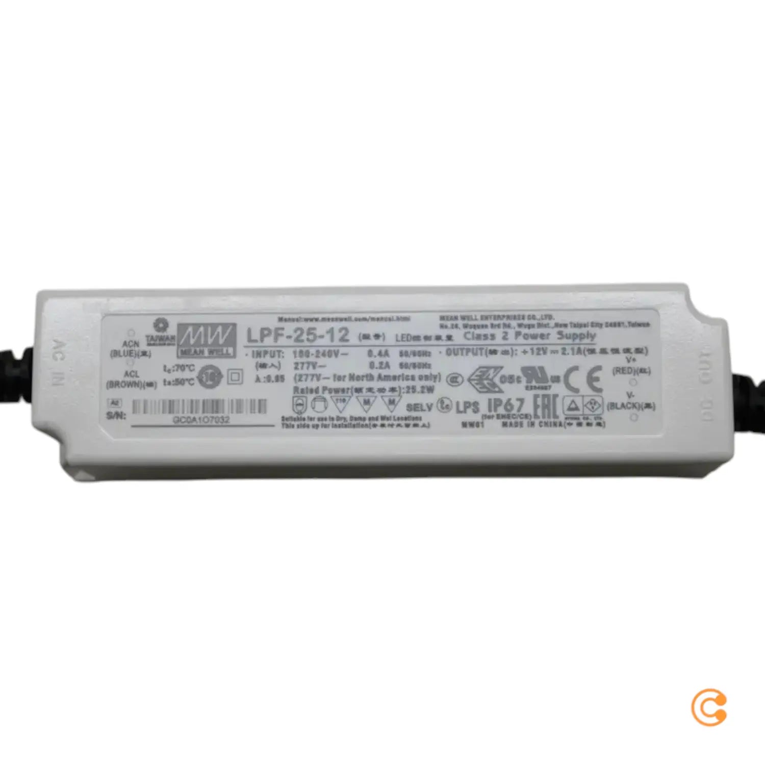 B-Ware Artemide Led Treiber 12 V Max. 25 W Pwm Dimmbar Ip67 Lampentreiber - 8052993073006