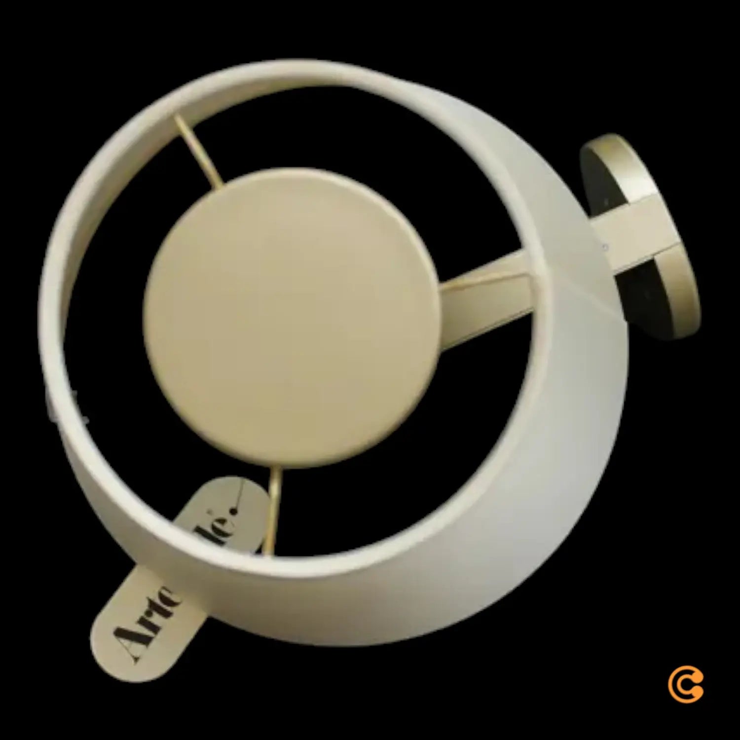 B-Ware Wandleuchte Wandlampe Melampo Bronze Schirm Seidensatin Siehe Text/Foto - 8052993005021