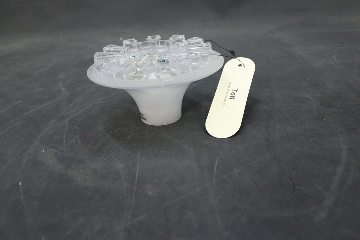 Teti Wandleuchte Deckenlampe Wandlicht Deckenlicht E27 transparent Leuchte 28W - 8052993019820