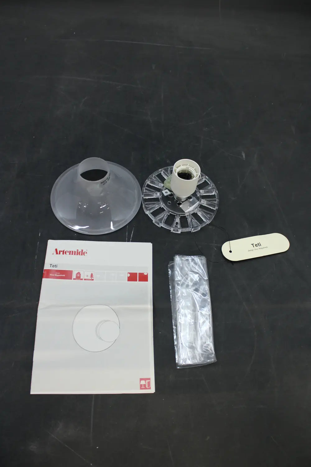 B-Ware Teti Wandleuchte Deckenlampe Wandlicht Deckenlicht E27 Transparent Leuchte 28 W - 8052993019820