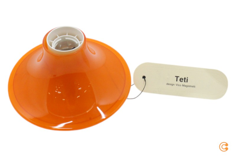 B-Ware Teti Led Wandleuchte Deckenleuchte Wandlampe Hängelampe Lampe Licht E27 Orange