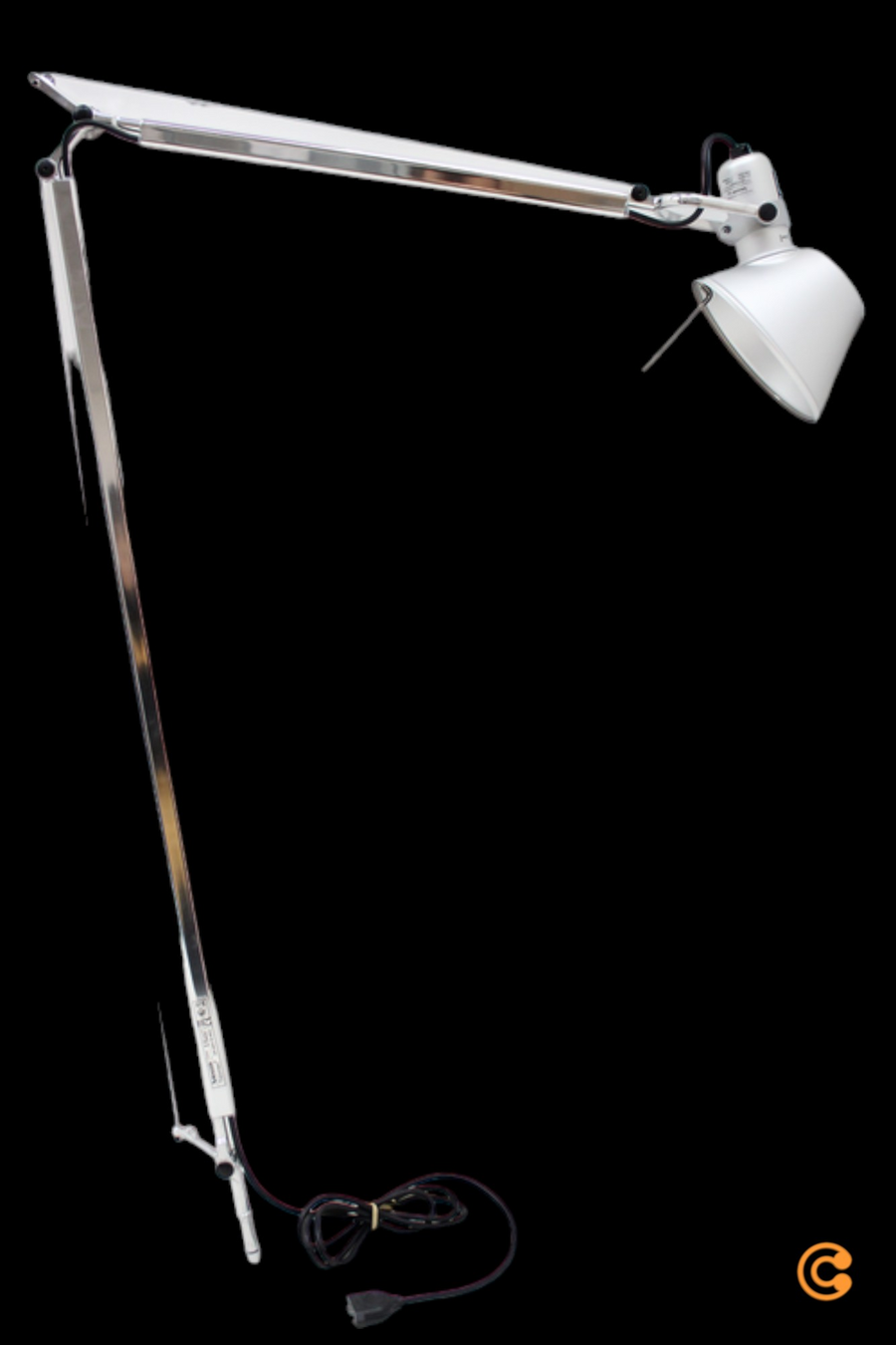 Tolomeo Lettura Halo Stehleuchte Standleuchte Stehlampe Leselampe Alusilber E27 B-Ware - 8052993018441