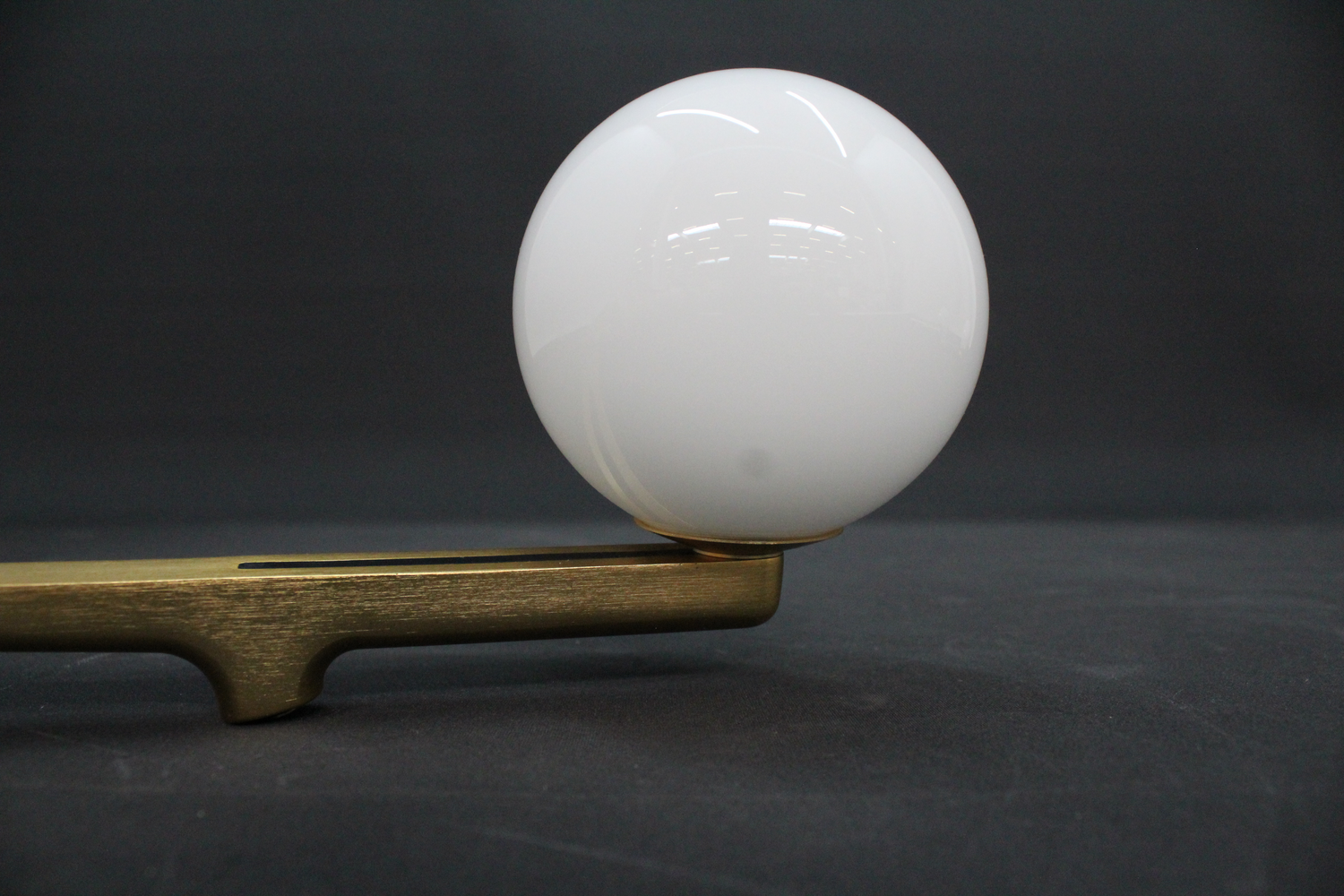 B-Ware Artemide Pendelleuchte Hängelampe Yanzi Led Schwarz Messing Weiß Glas Dimmbar - 1060162