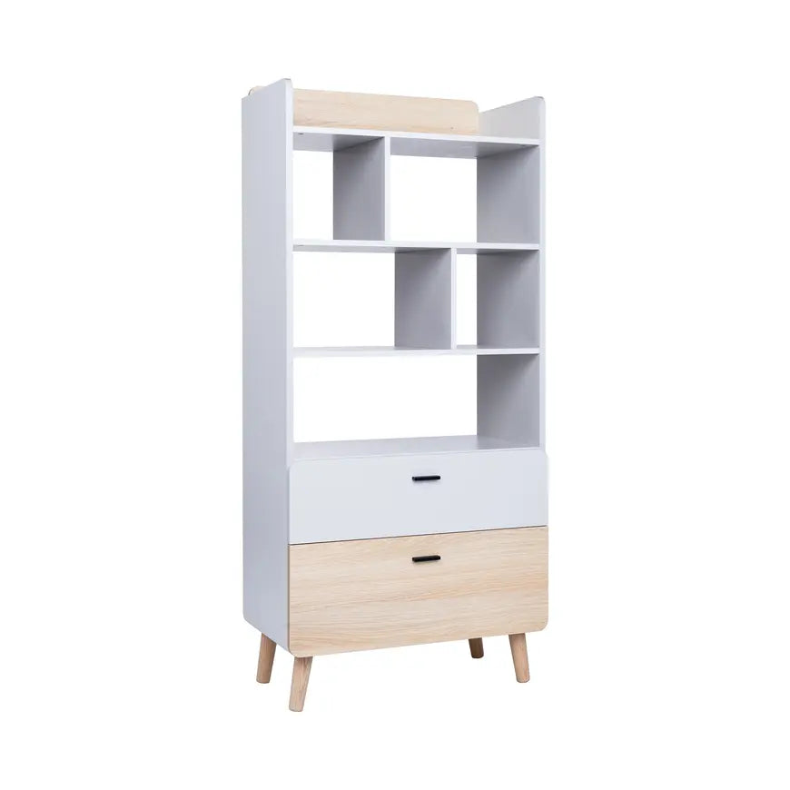 B-Ware Arthur Berndt Standregal Regal Kinderzimmer Aufbewahrung Lichtgrau Nagano Oak - 4260633365341