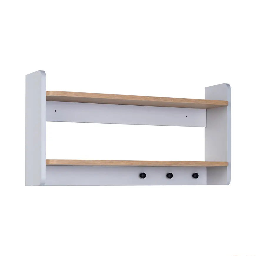 B-Ware Arthur Berndt Wandregal Regal Ablage Stauraum Lichtgrau Nagano Oak Kinderzimmer - 4260633365334