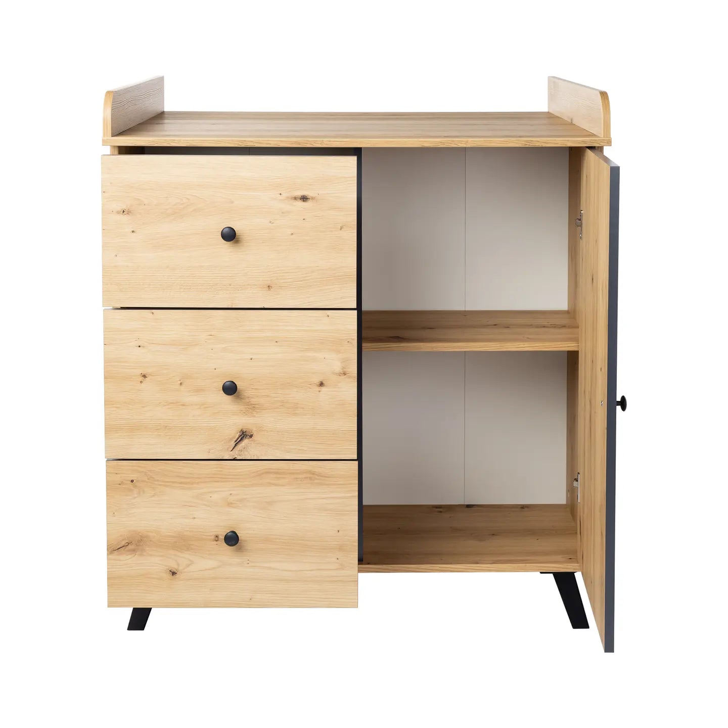 B-Ware Arthur Berndt Wickelkommode Kommode Baby Wickelaufsatz Niklas Weiß Stauraum - 4260633364344