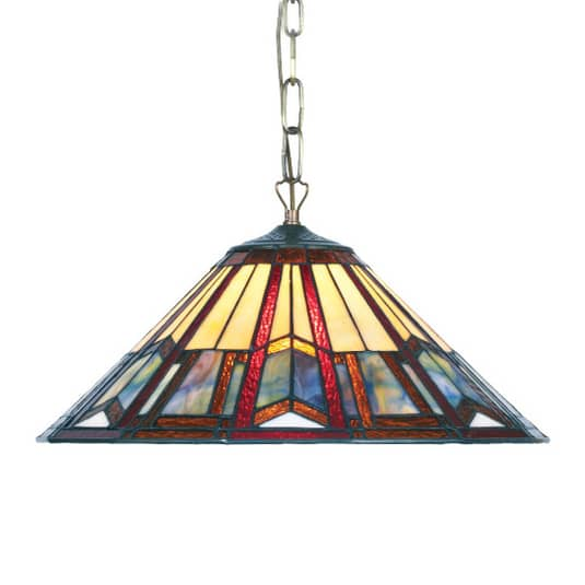 Artistar Hängeleuchte Lillie Deckenlampe Lampe Leuchte Im Tiffany Stil E27 Bunt B-Ware - 2431587018801