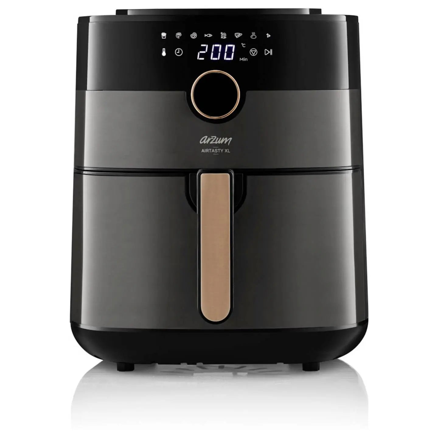 B-Ware Arzum Heißluftfritteuse Airfryer Fritteuse 6l 1750 W Display Timer Schwarz - 8693184917350