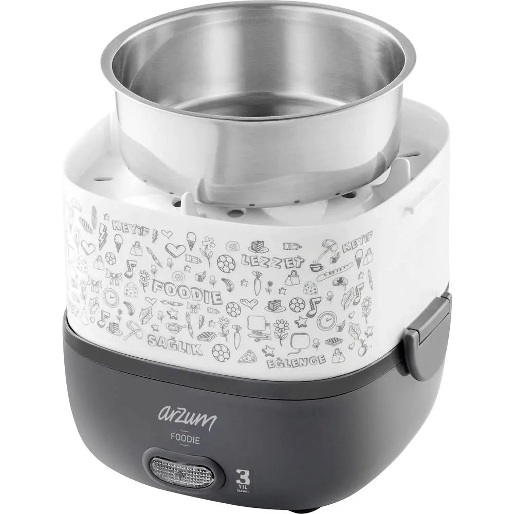 B-Ware Arzum Ar1073 W Ar1073 Lunchbox Brotdose Elektrische Weiß Mobiler Behälter - 8693184960851