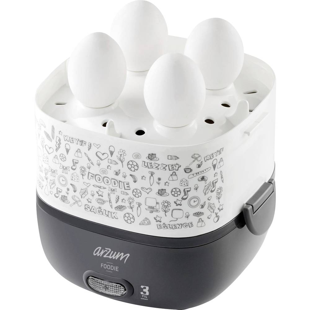 arzum AR1073W AR1073 Lunchbox Brotdose Elektrische Weiß Mobiler Behälter - 8693184960851