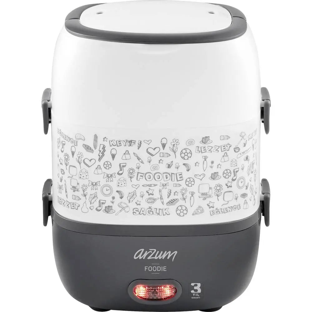 B-Ware Arzum Ar1073 W Ar1073 Lunchbox Brotdose Elektrische Weiß Mobiler Behälter - 8693184960851