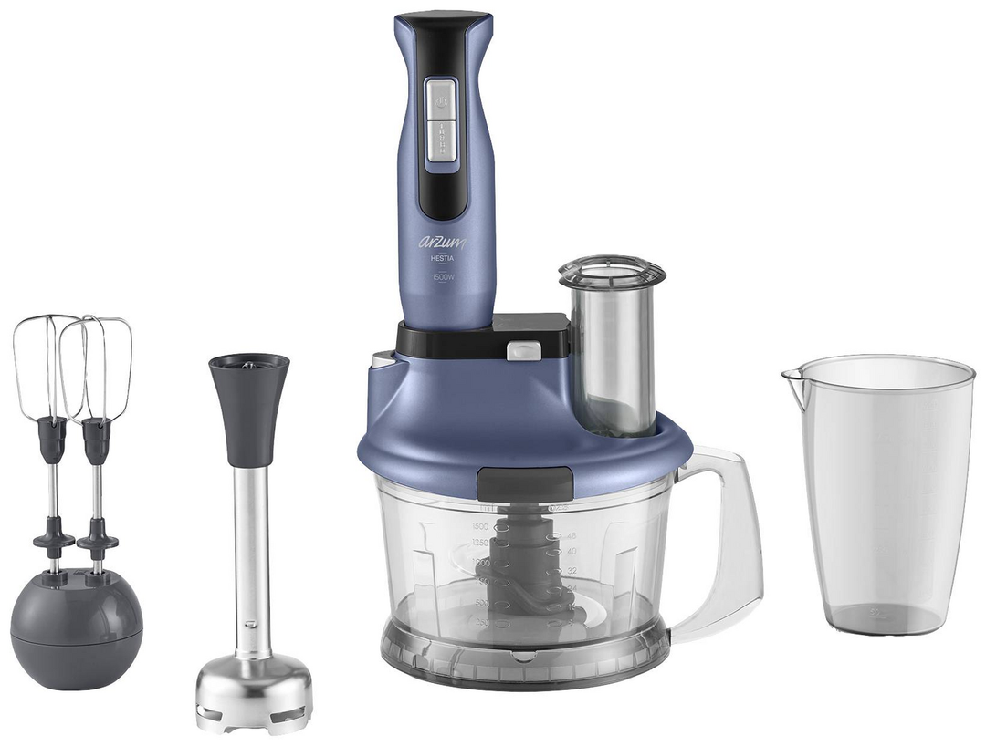 Arzum Ar1104 Stabmixer 1500 W Turbofunktion Ice Crushfunktion Messbecher Mixer B-Ware