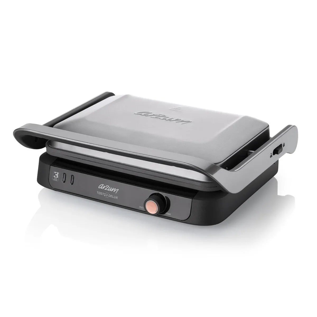 B-Ware Arzum Ar2001 Sandwichmaker Kontrollleuchte Grillfunktion Antihaftbeschichtung  - 8693184953501