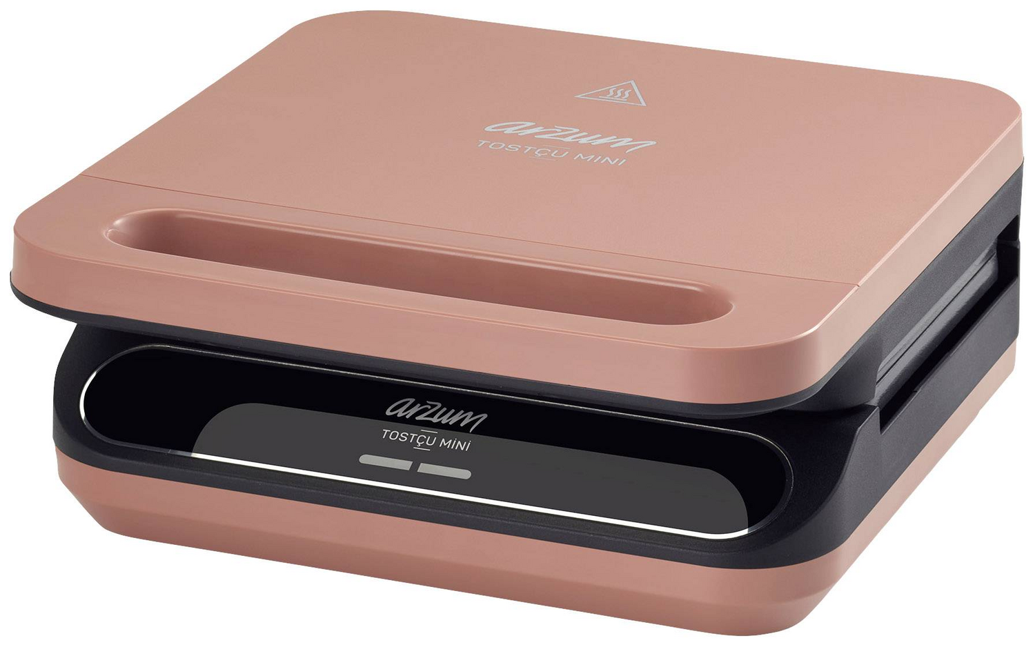 Arzum Sandwichmaker Toaster Antihaftbeschichtung Hellrot 750 W Küchengerät  B-Ware - 8693184913550