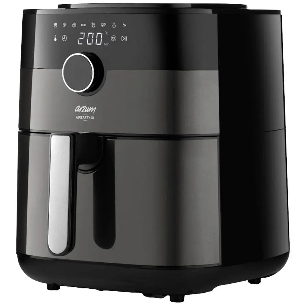 B-Ware Arzum Heißluftfritteuse Airfryer Silber Schwarz Timer überhitzungsschutz 6 L659 - 8693184915950