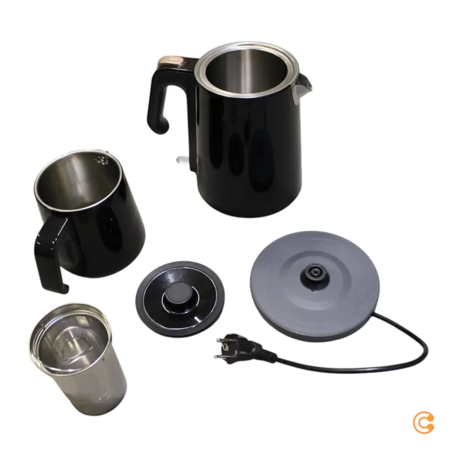 B-Ware Arzum Ar3080 S Teebereiter Kanne Schwarz Siehe Text/Foto - 8693184911426