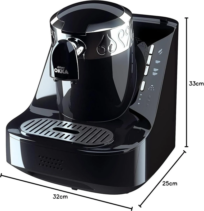D-Ware Arzum Okka Mokka Automat Schwarz Vollautomatische Mokkamaschine Defektware - 8693184951705