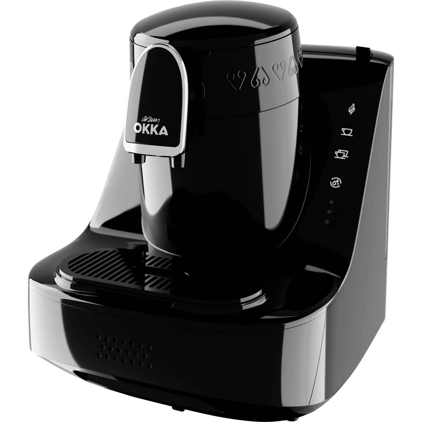 B-Ware Arzum Okka Elit Mokka Kaffeemaschine Schwarz, Chrom - 8693184919057