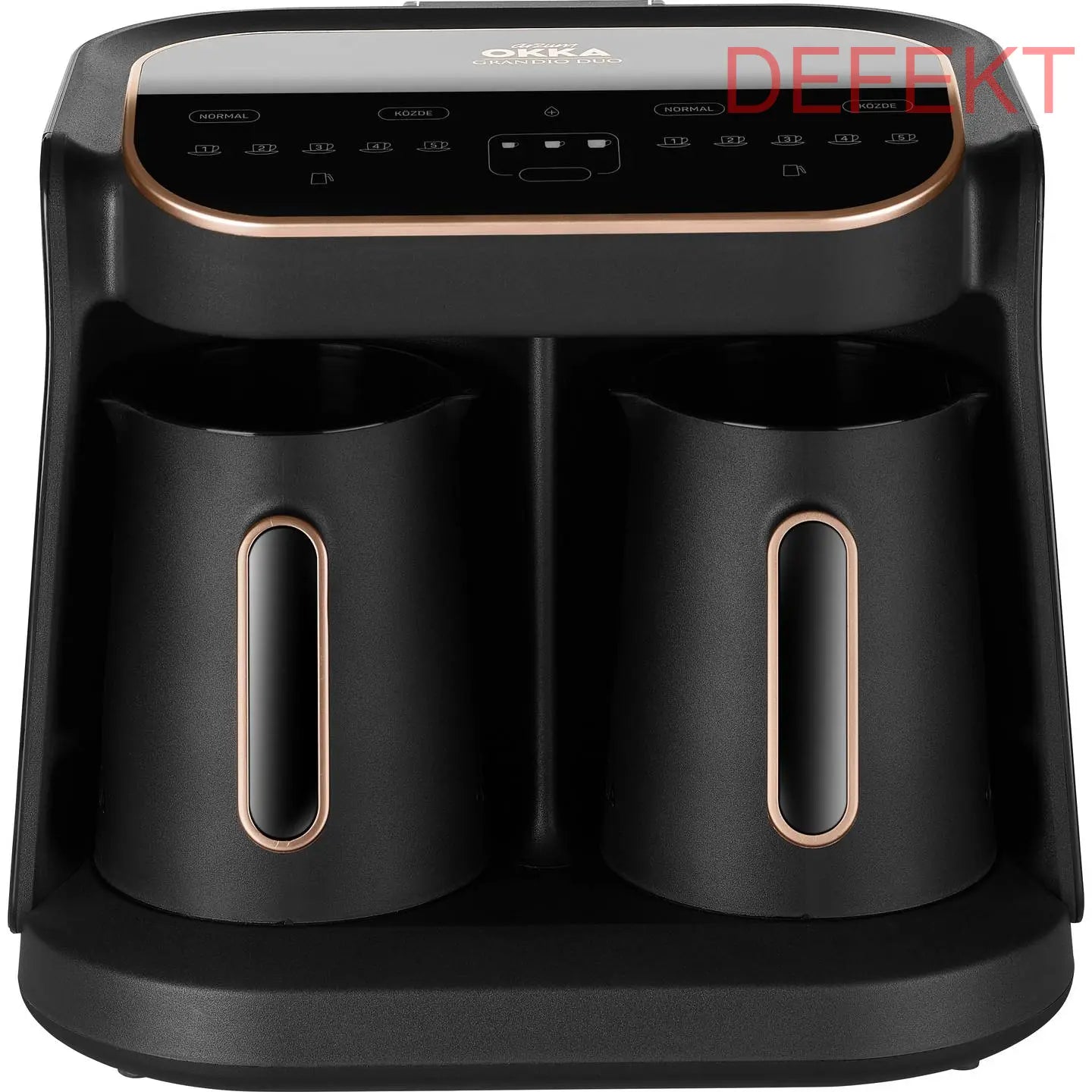 D-Ware Arzum Okka Mokkamaschine Kaffeemaschine Türkischer Kaffee Duo Schwarz Defekt - 8693184910412