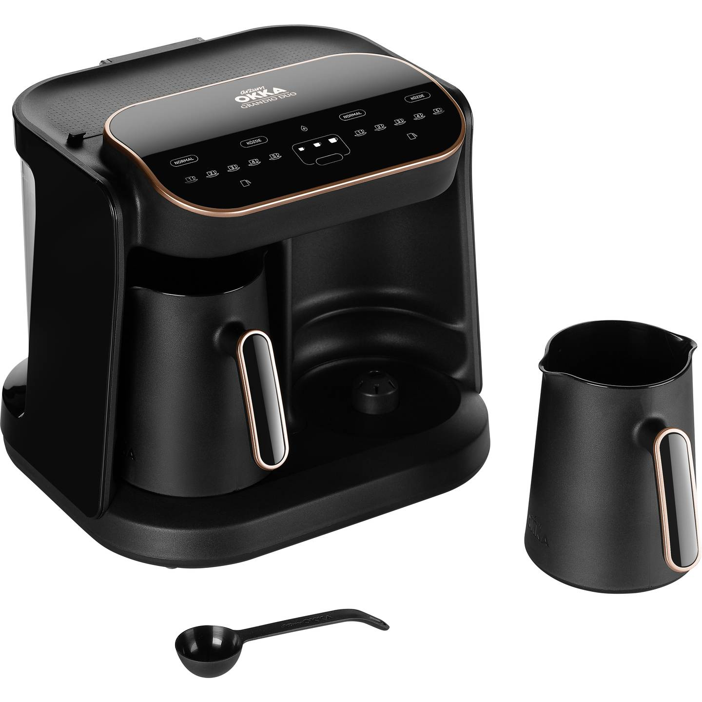 D-Ware Arzum Okka Mokkamaschine Kaffeemaschine Türkischer Kaffee Duo Schwarz Defekt - 8693184910412