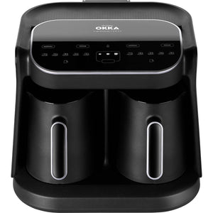 B-Ware Arzum Mokkamaschine Kaffeemaschine Okka Grandio Duo Schwarz Chrom LED Display