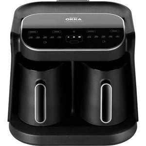 B-Ware Arzum Mokkamaschine Kaffeemaschine Okka Grandio Duo Schwarz Chrom Led Display
