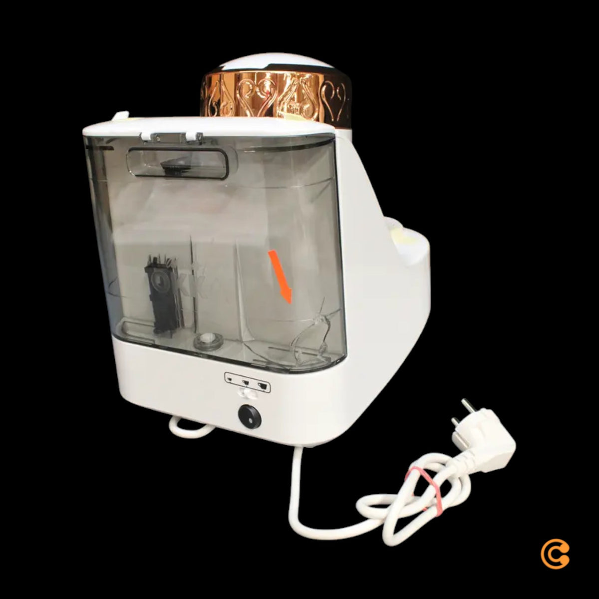 Arzum Okka Mokka-Automat Wassertank 0,95 Liter bis zu zwei Tassen Weiß Kupfer - 8693184950227