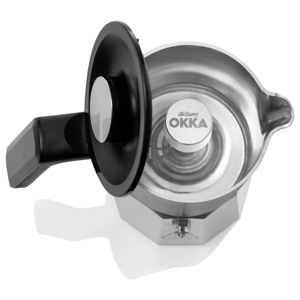 B-Ware Arzum Okka Ok0027 0500 Mokka Pot Kaffeekocher Kaffeemaschine Chrom Küchengerät