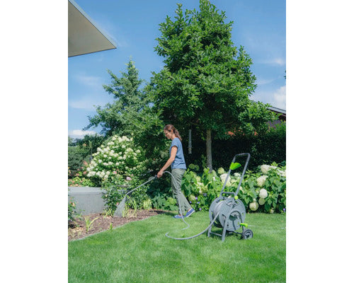 GEKA Schlauchwagen P25 Gartenwagen Handwagen mit ergonomischem Griff und - 4015933105520