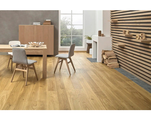 Skandor Parkett Shore Oak Eiche Landhausdiele gebürstet 1092x180mm 14mm dick - 4306517318895