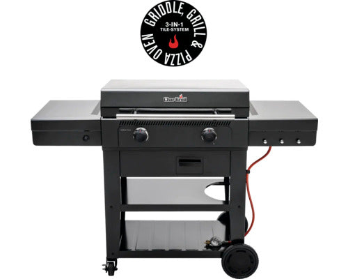 Char-Broil Griddle Gasgrill Versa-Tile 3-in-1 Kachel-System Grill Pizzaofen BBQ - 4260547599962