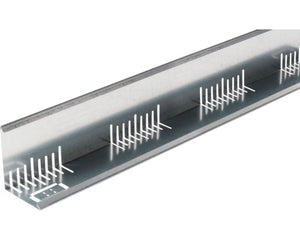 B-Ware KNAUF Kiesfangleiste Urbanscape L-Profil teleskopierbar 2500-3900x100mm grau