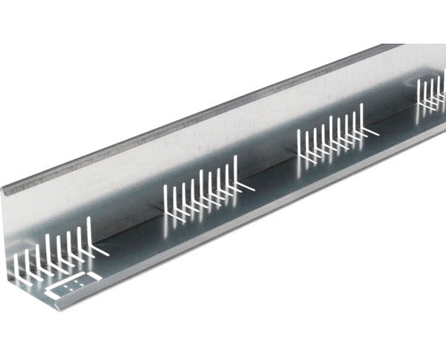 KNAUF Kiesfangleiste Urbanscape L-Profil teleskopierbar 2500-3900x100mm grau - 5056376638458