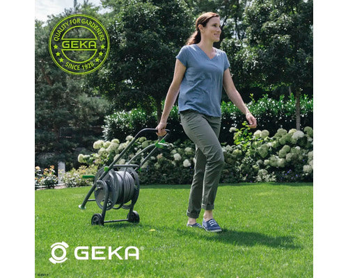 GEKA Schlauchwagen P25 Gartenwagen Handwagen mit ergonomischem Griff und - 4015933105520