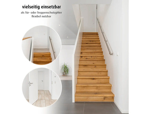 Reer Türgitter Treppenschutzgitter Advanced 750-1100mm vier-Punkt-Justierung - 4013283461150