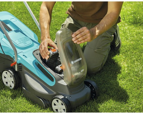 GARDENA Akku Rasenmäher PowerMax 32/36V P4A Mäher Handrasenmäher ohne Akku - 4078500054188