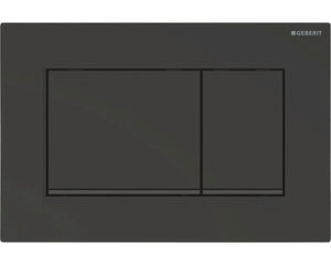B-Ware GEBERIT Betätigungsplatte Sigma20 schwarz matt für Unterputz-Spülkasten