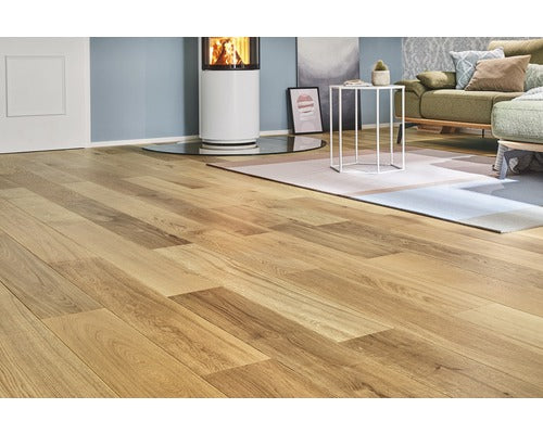 Skandor Parkett Shore Oak Eiche Landhausdiele gebürstet 1092x180mm 14mm dick - 4306517318895